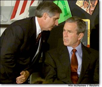 President Bush gets the bad news.